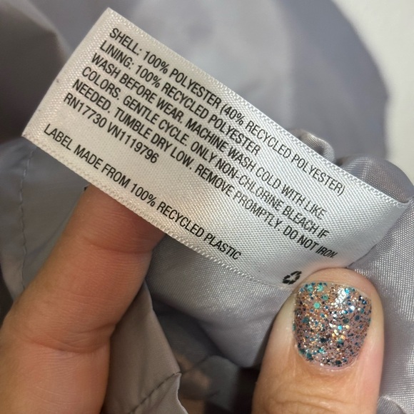 Cat and Jack Windbreaker Hooded Jacket Size 10/12 Gray & Black | casual | basic - Picture 3 of 5